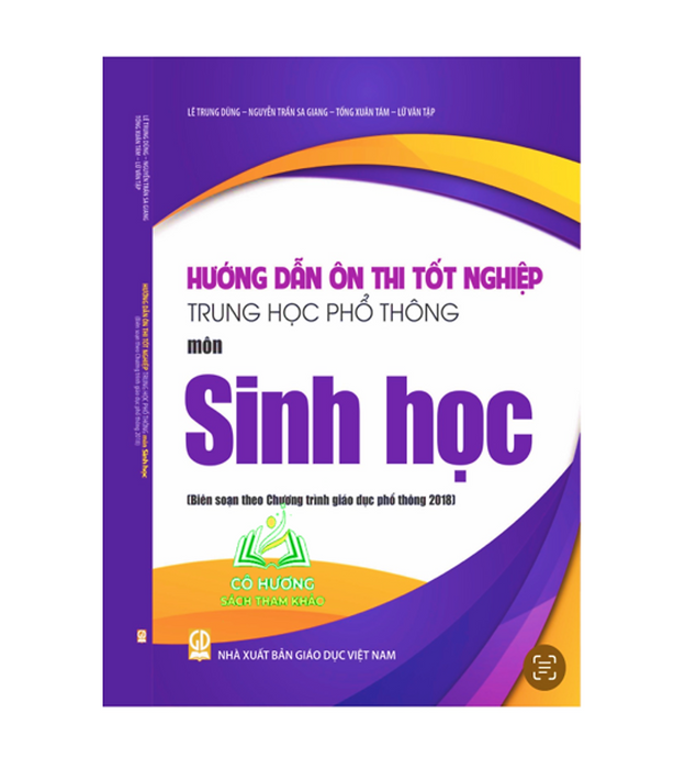 Sách - Hướng Dẫn Ôn Thi Tốt Nghiệp Trung Học Phổ Thông Môn Sinh Học (Biên Soạn Theo Chương Trình Giáo Dục Phổ Thông 2018)