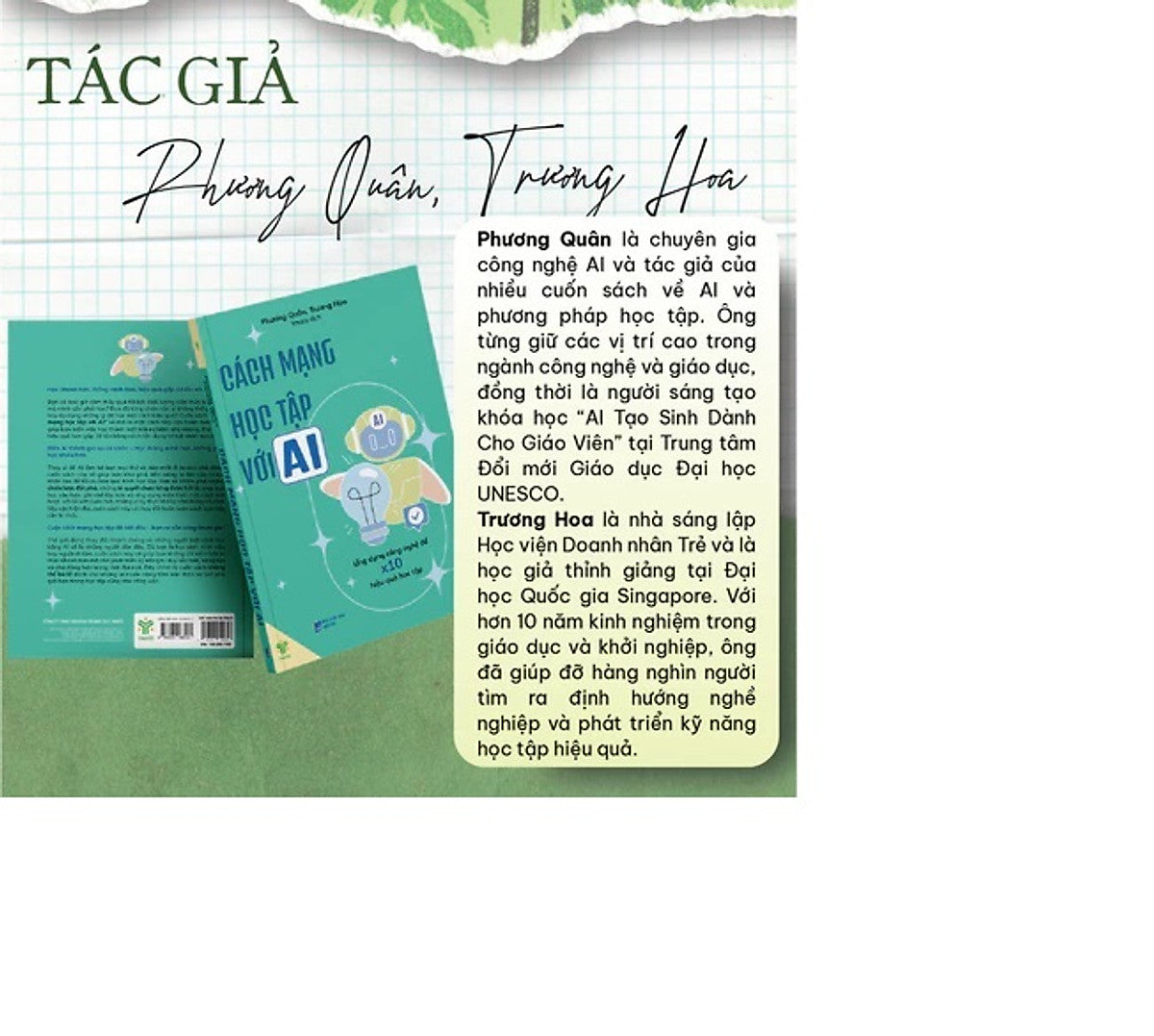 Cách Mạng Học Tập Với Ai - Ứng Dụng Công Nghệ Để X10 Hiệu Quả Học Tập - Ymate Books