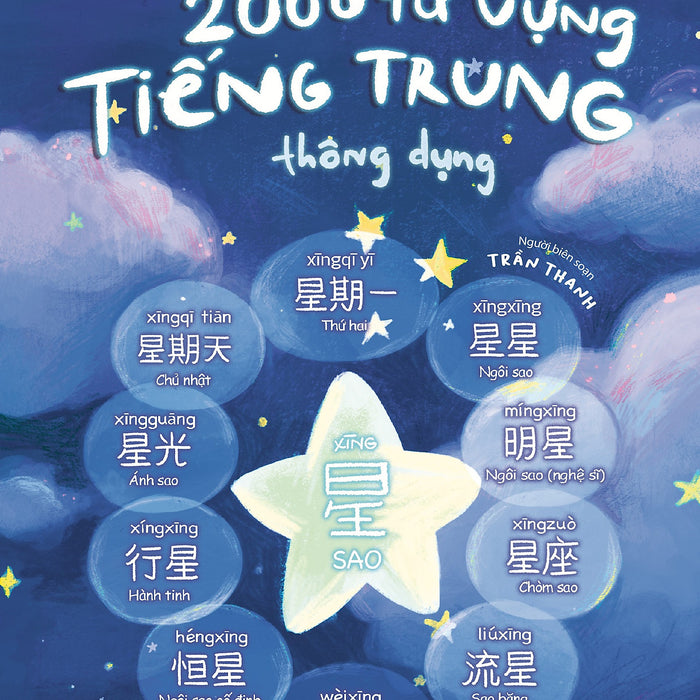 Sách Luyện Nhớ 2000 Từ Vựng Tiếng Trung Thông Dụng