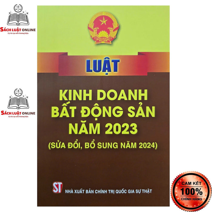 Sách - Luật Kinh Doanh Bất Động Sản (Nxb Chính Trị Quốc Gia Sự Thật)