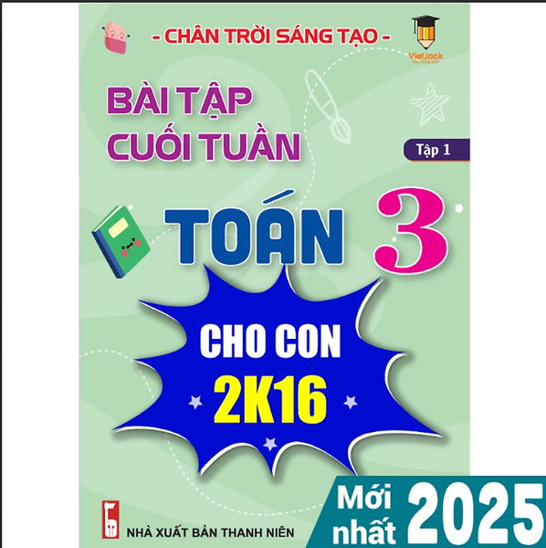 Sách Bài Tập Cuối Tuần Toán Lớp 3 Chân Trời Sáng Tạo (Học Kì 1) Vietjack