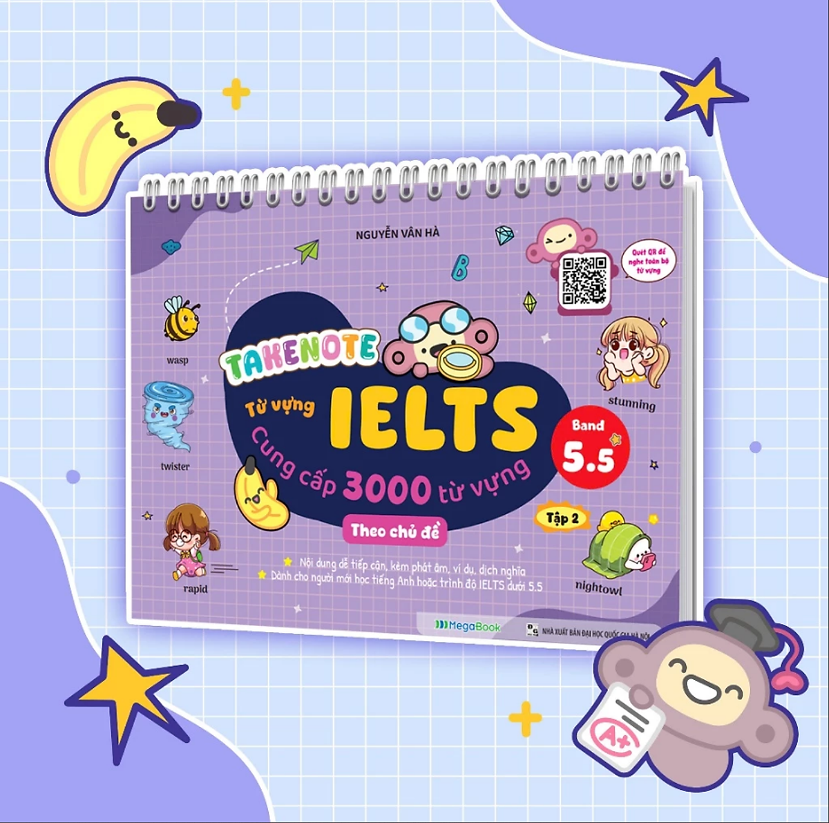 Sách - Takenote Ielts 3000 Từ Vựng Theo Chủ Đề - Tập 2 (Band 5.5)