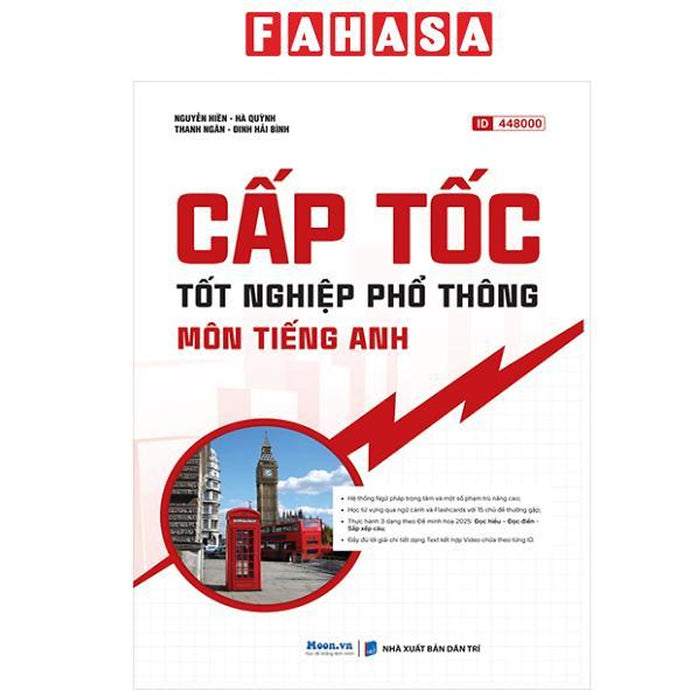 Sách - Cấp Tốc Tốt Nghiệp Phổ Thông - Môn Tiếng Anh