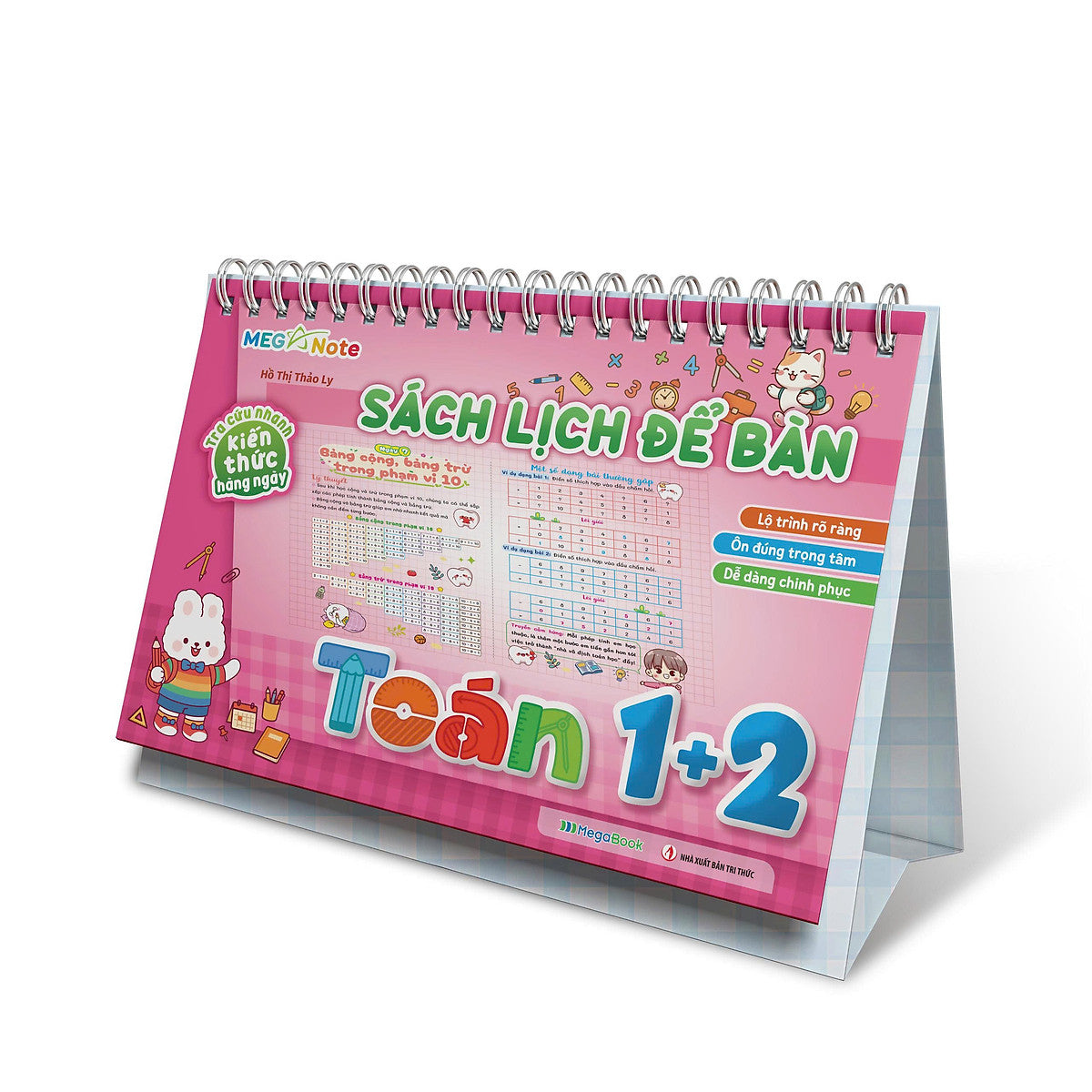 Sách Lịch Để Bàn - Tra Cứu Nhanh Kiến Thức Hàng Ngày Toán Lớp 1+2