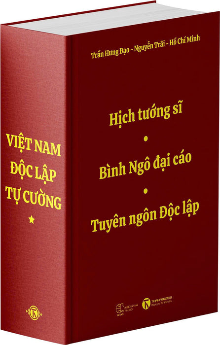 (100 Cuốn, Sách Tí Hon, Kèm Hộp Đựng) Việt Nam Độc Lập Tự Cường I: Hịch Tướng Sĩ, Bình Ngô Đại Cáo, Tuyên Ngôn Độc Lập - Trần Hưng Đạo, Nguyễn Trãi, Hồ Chí Minh  - Thái Hà Books