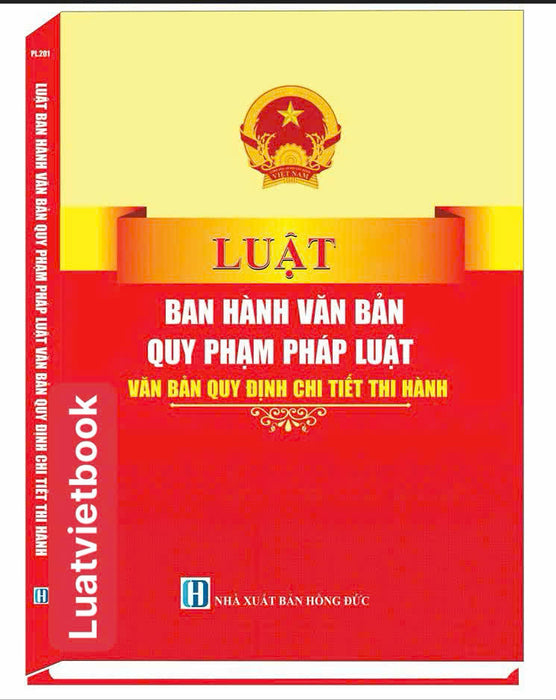 Luật Ban Hành Văn Bản Quy Phạm Pháp Luật Văn Bản Quy Đ.Ịnh Chi Tiết Thi Hành