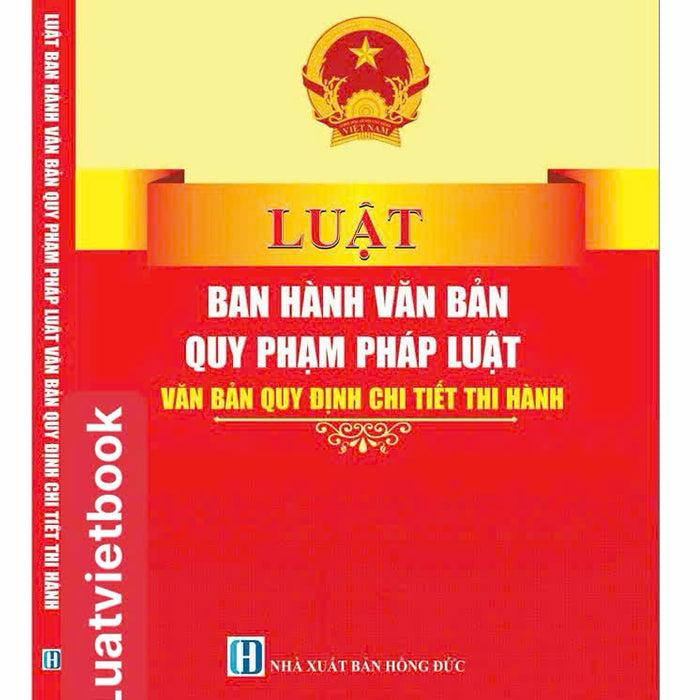 Luật Ban Hành Văn Bản Quy Phạm Pháp Luật Văn Bản Quy Đ.Ịnh Chi Tiết Thi Hành