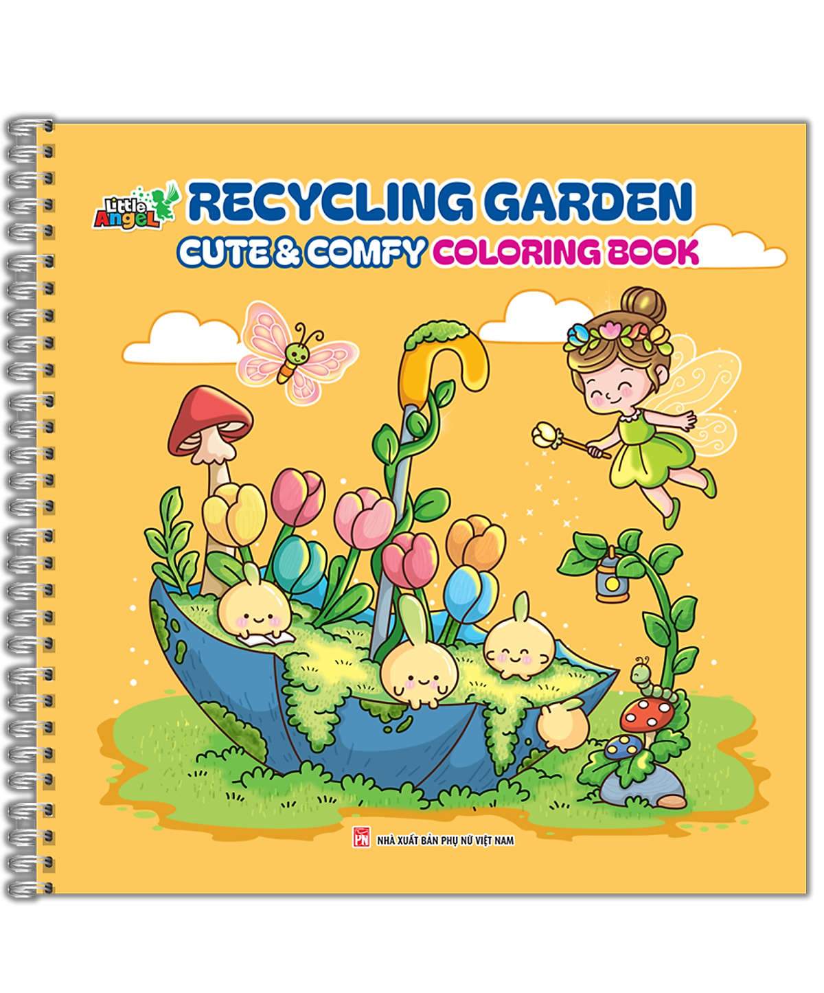 Sách Tô Màu (Cute & Comfy Coloring Book) (Bìa Nhũ)