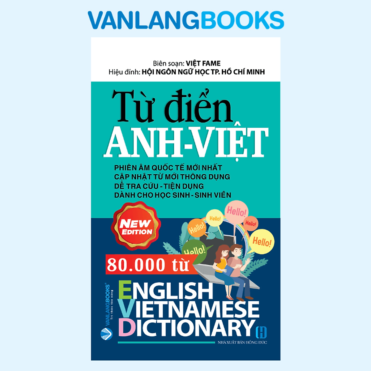 Sách Từ Điển Anh - Việt 80.000 Từ - Tái Bản 2026  - Vanlangbooks