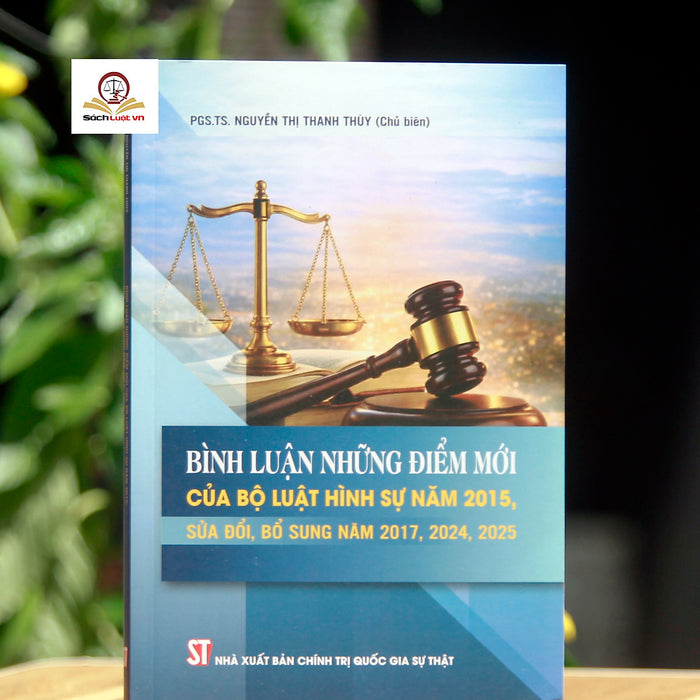 Bình Luận Những Điểm Mới Của Bộ Luật Hình Sự Năm 2015, Sửa Đổi, Bổ Sung Năm 2017, 2024, 2025
