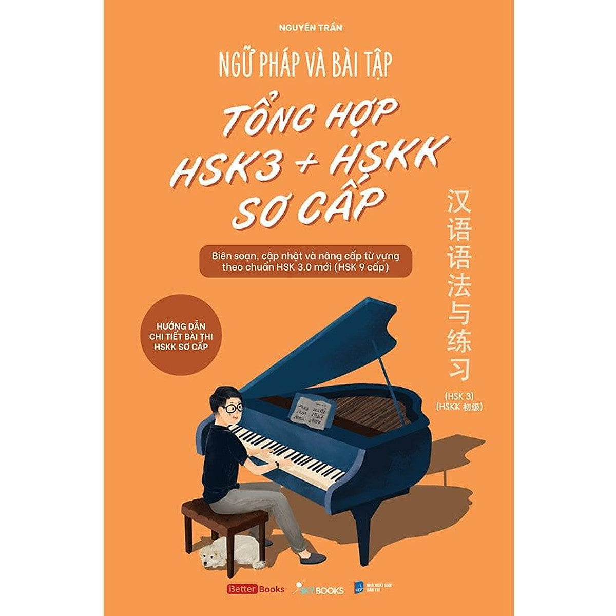 Sách Ngữ Pháp Và Bài Tập Tổng Hợp Hsk3 + Hskk Sơ Cấp