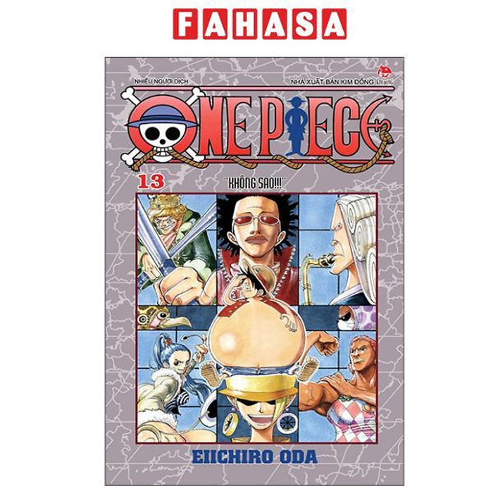 Sách - One Piece - Tập 13 - Không Sao!!! - Bản Bìa Áo (Tái Bản 2025)