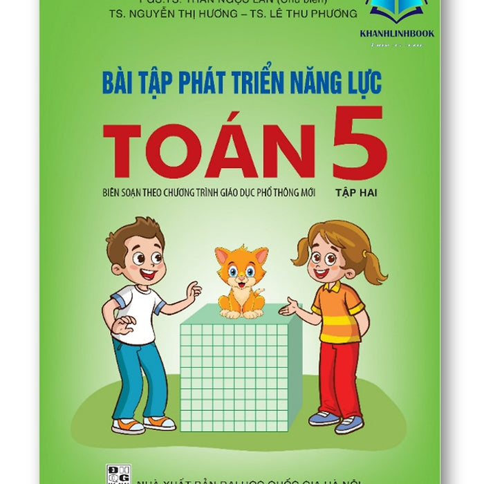 Sách - Bài Tập Phát Triển Năng Lực Toán 5 - Tập 1 + 2  (Biên Soạn Theo Sgk Toán 5 - Kết Nối …)