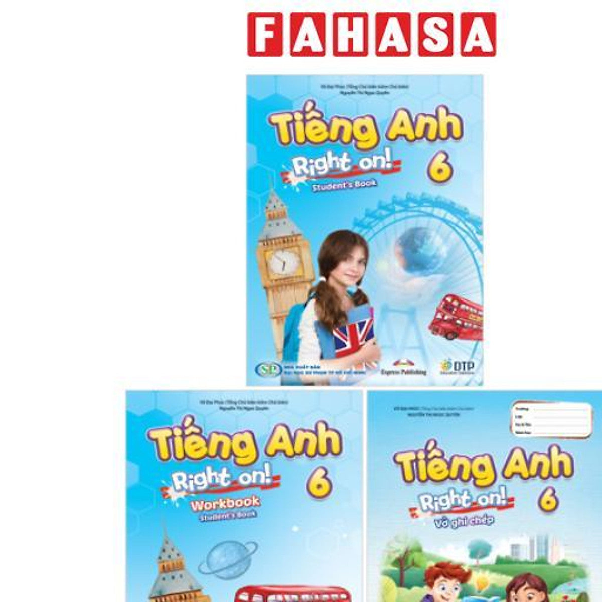 Sách - Bộ Sách Tiếng Anh 6 - Right On! - Student'S Book + Workbook + Vở Ghi Chép (Bộ 3 Cuốn)