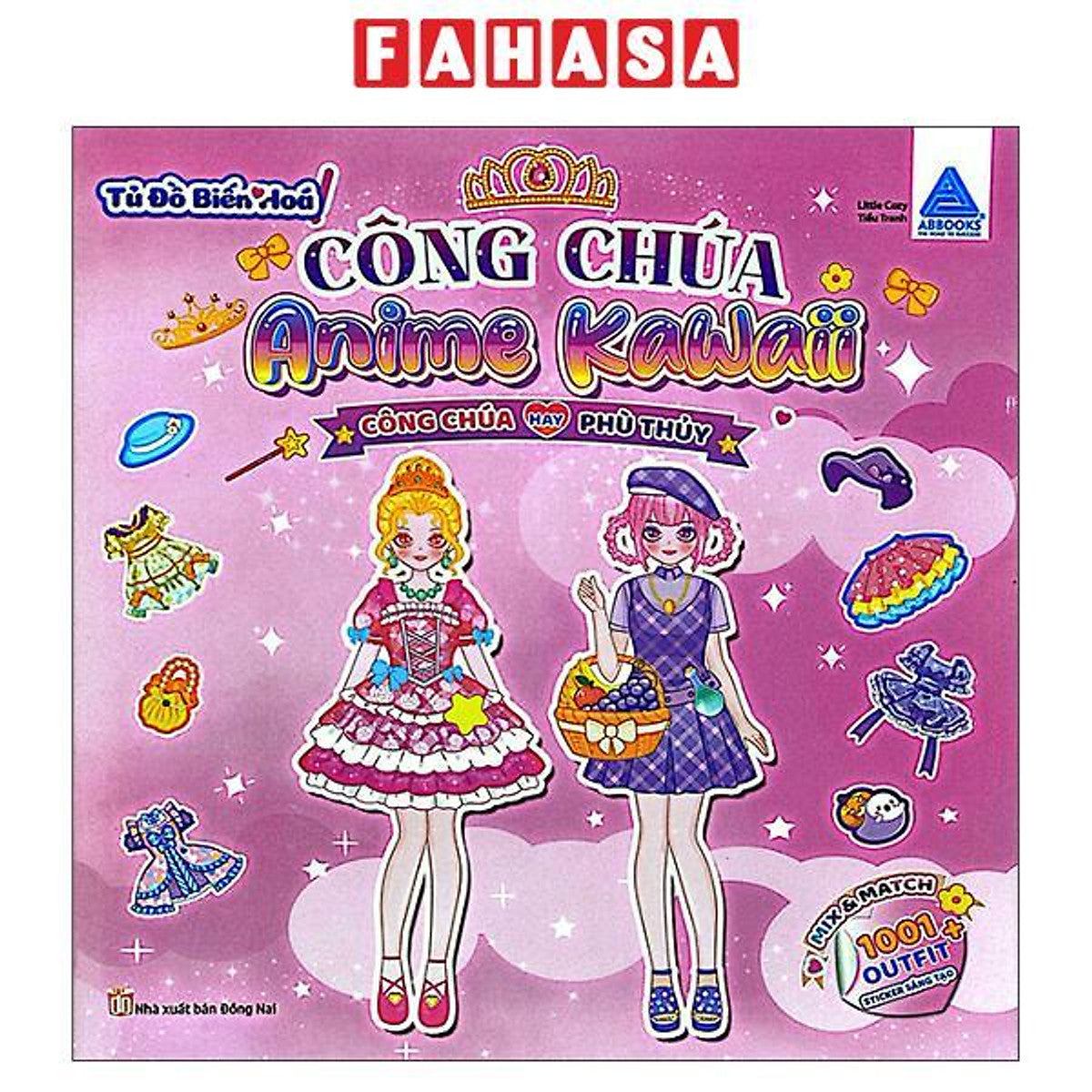 Sách - Tủ Đồ Biến Hoá Công Chúa Anime Kawaii - Công Chúa Hay Phù Thủy
