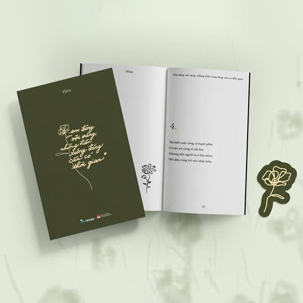Sách - Em Đừng Vội Vàng, Những Điều Xứng Đáng Cần Có Thời Gian - Tặng Kèm Bookmark