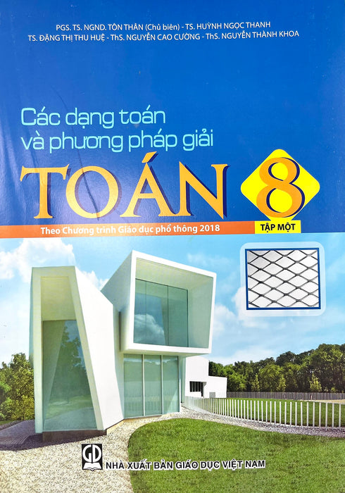 Sách - Các Dạng Toán Và Phương Pháp Giải Toán Lớp 8 Tập 1+2 (Hb)