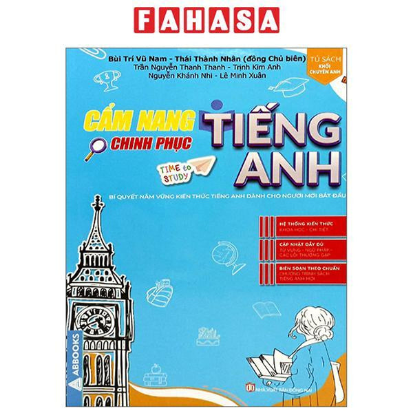 Sách - Cẩm Nang Chinh Phục Tiếng Anh - Bí Quyết Nắm Vững Kiến Thức Tiếng Anh Dành Cho Người Mới Bắt Đầu