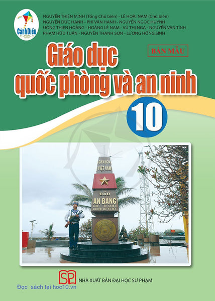 Sách Giáo Khoa Giáo Dục Quốc Phòng Và An Ninh 10- Cánh Diều