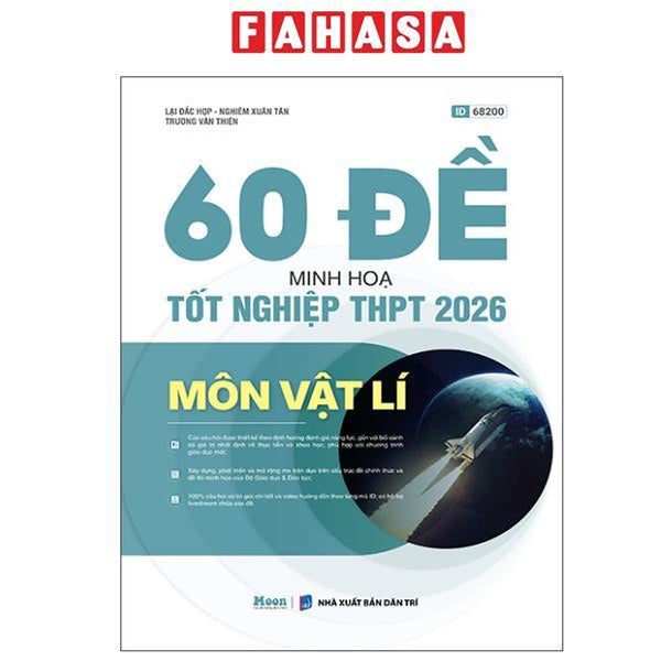 Sách - 60 Đề Minh Họa Tốt Nghiệp Thpt 2026 - Môn Vật Lí