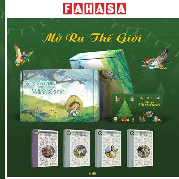 Sách - Hộp Quà Giáng Sinh Cho Bé Phát Triển Toàn Diện Về Tư Duy Và Tính Cách - Mở Ra Thế Giới