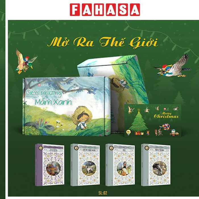 Sách - Hộp Quà Giáng Sinh Cho Bé Phát Triển Toàn Diện Về Tư Duy Và Tính Cách - Mở Ra Thế Giới