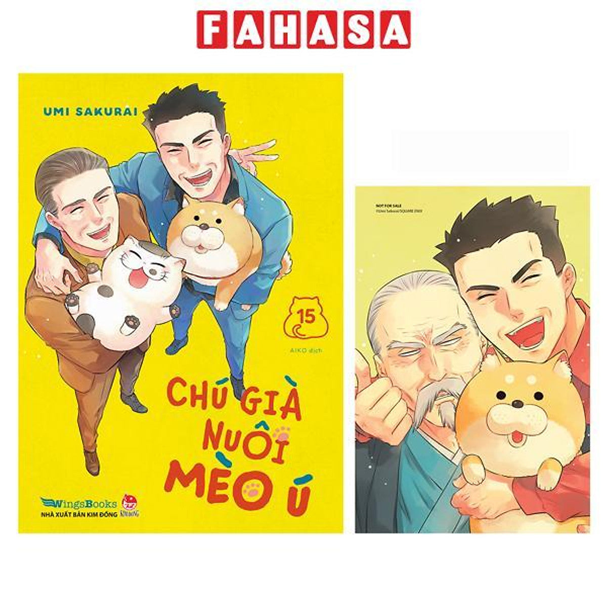Sách - Chú Già Nuôi Mèo Ú - Tập 15 - Tặng Kèm Postcard