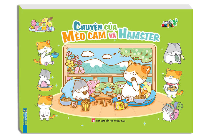 Sách Tô Màu - Chuyện Của Mèo Cam Và Hamster