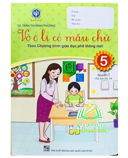 Sách - Vở Ô Li Có Mẫu Chữ 5 - Quyển 1 (Bt)