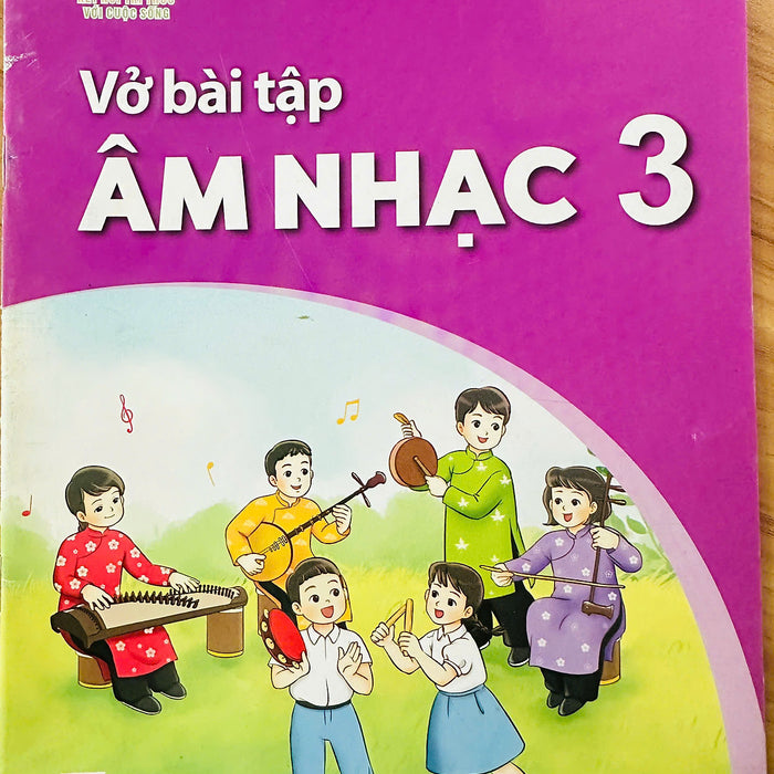 Sách Vở Bài Tập Âm Nhạc 3- Kết Nối Tri Thức Với Cuộc Sống (Kèm Bìa Nilong Bọc Sách, Nhãn Tên)