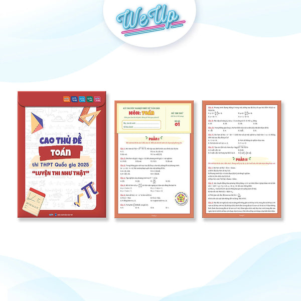 Sách - Cao Thủ Đề Toán Thi Thpt Quốc Gia 2025 - “Luyện Như Thi Thật”