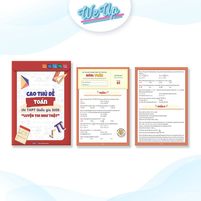 Sách - Cao Thủ Đề Toán Thi Thpt Quốc Gia 2025 - “Luyện Như Thi Thật”