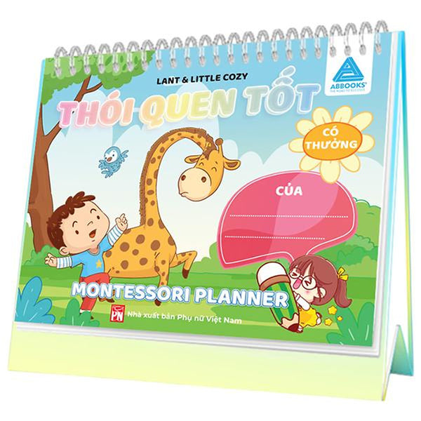 Sách - Montessori Planner - Thói Quen Tốt Có Thưởng