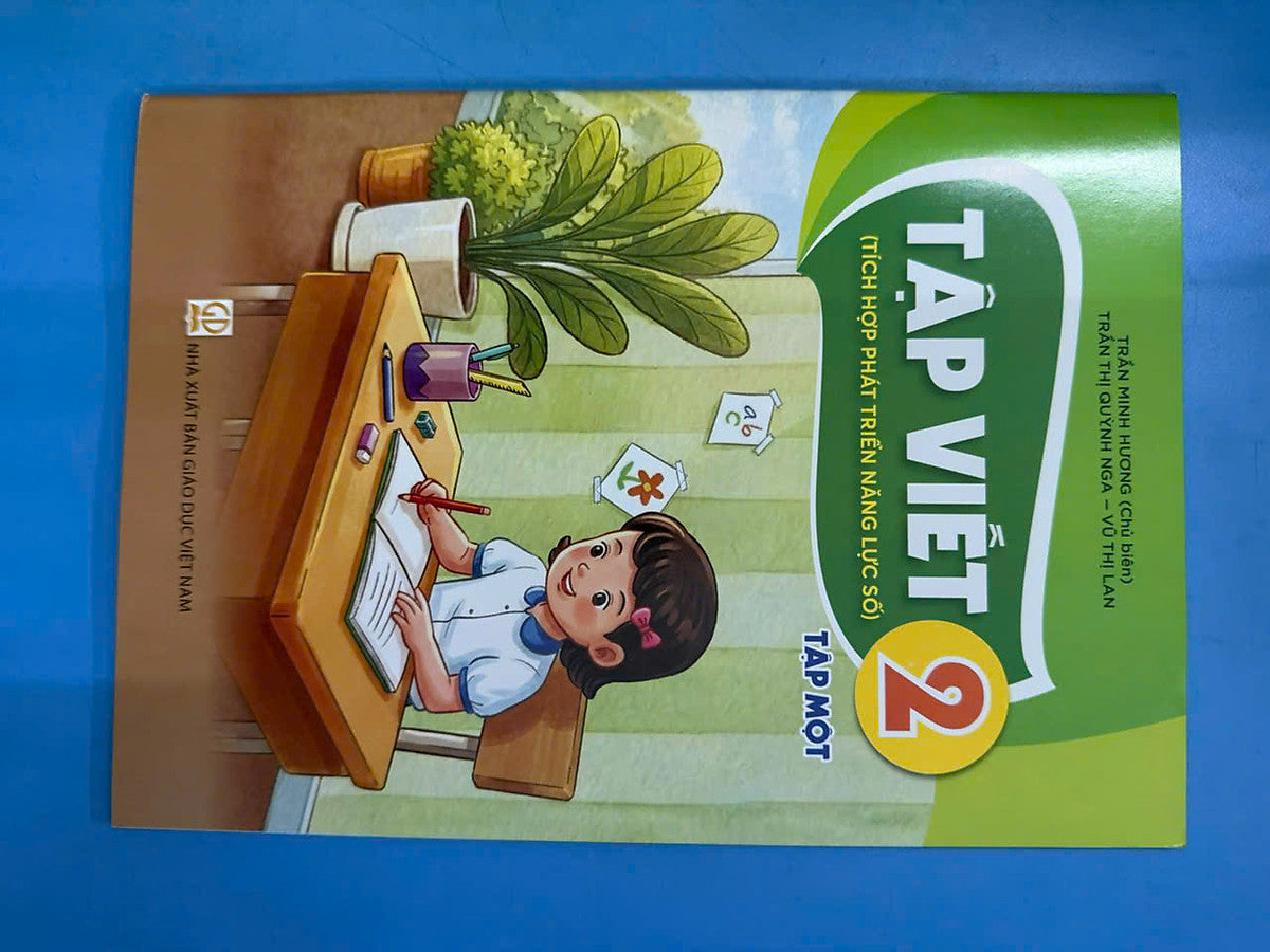 Sách Tập Viết 2- Tập Một- Tích Hợp Phát Triển Năng Lực Số (Kèm Nilon Bọc Sách, Nhãn Tên)
