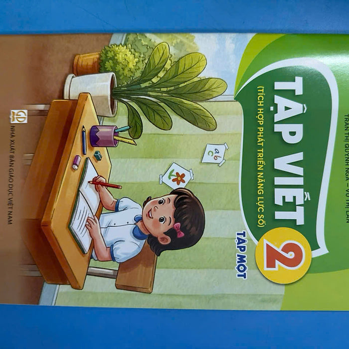 Sách Tập Viết 2- Tập Một- Tích Hợp Phát Triển Năng Lực Số (Kèm Nilon Bọc Sách, Nhãn Tên)