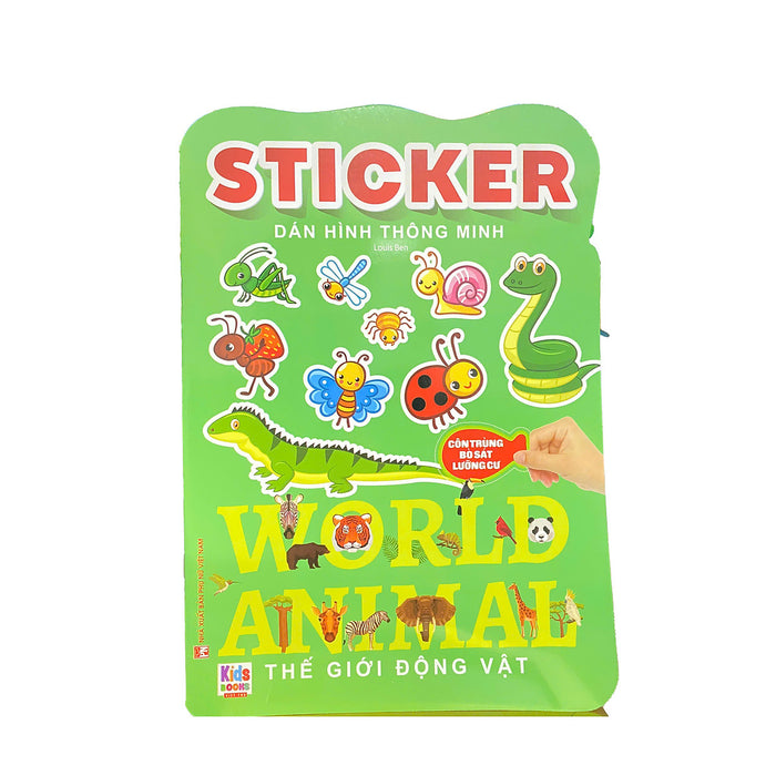 Sticker - Thế Giới Động Vật - Côn Trùng Bò Sát Lưỡng Cư