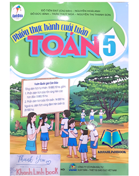 Sách - Phiếu Thực Hành Cuối Tuần Toán 5 (Cánh Diều)