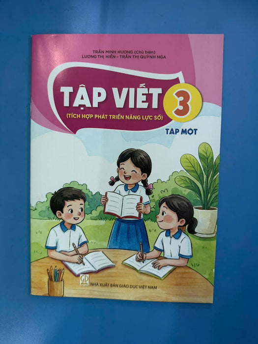 Sách Tập Viết 3- Tập Một- Tích Hợp Phát Triển Năng Lực Số (Kèm Nilon Bọc Sách, Nhãn Tên)
