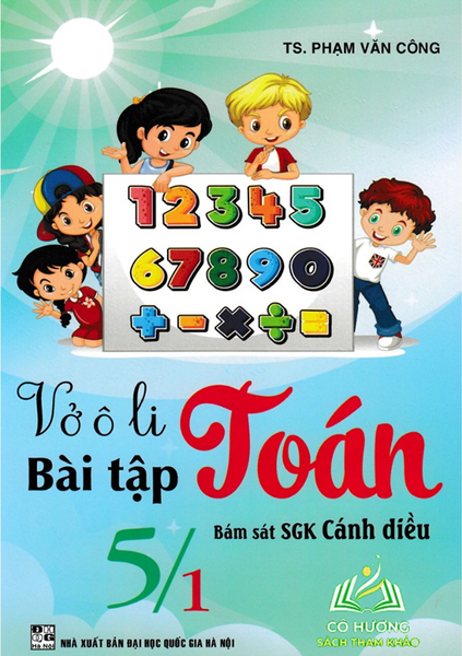 Sách-Vở Ô Li Bài Tập Toán 5/1 (Bám Sát Sgk Cánh Diều)