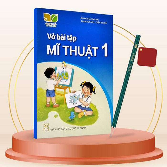 Sách - Vở Bài Tập Mĩ Thuật 1 (Kết Nối) (2025) - Kèm Bút Chì 2B Deli 33312-2B