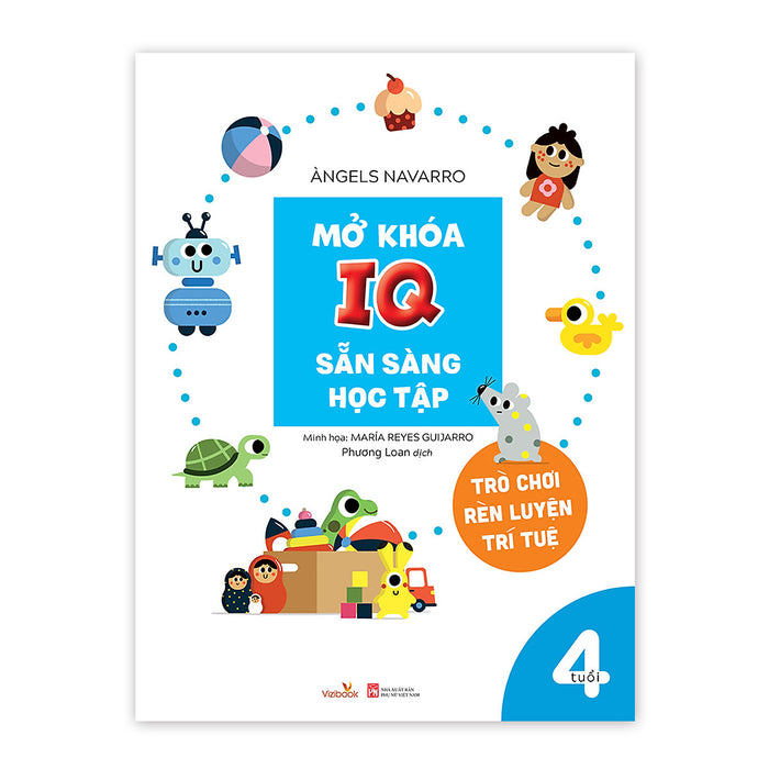Sách Cho Bé - Mở Khóa Iq Sẵn Sàng Học Tập - Trò Chơi Rèn Luyện Trí Tuệ - Dành Cho Trẻ Từ 4-7 Tuổi