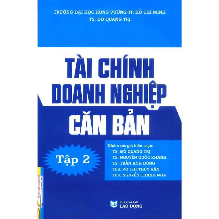 Sách - Tài Chính Doanh Nghiệp Căn Bản - Tập 2 - Ns Kinh Tế