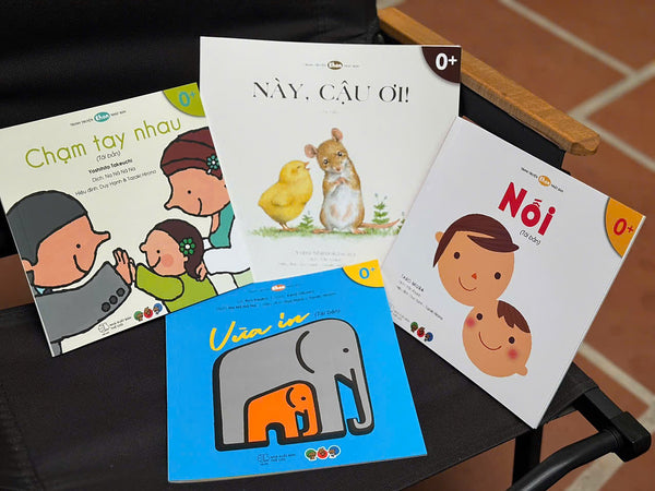 Bộ 4 Cuốn Truyện Tranh Ehon Nhật Bản – Chạm Tay Nào, Này, Cậu Ơi, Nối, Vừa In – Taro Miura – Trần Khanh Dịch – Mọt Sách Mogu