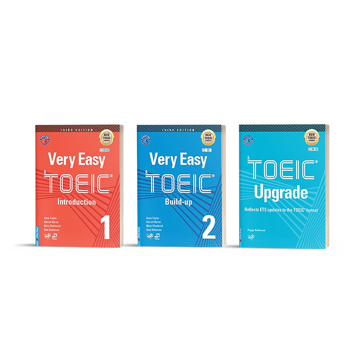 Bộ Sách Luyện Thi New Toeic. Trình Độ Sơ - Trung Cấp (Very Easy Toeic 1 + Very Easy Toeic 2 + Toeic Upgrade)