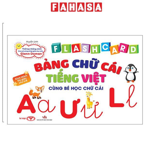 Sách - Flashcard Bảng Chữ Cái Tiếng Việt - Cùng Bé Học Chữ Cái