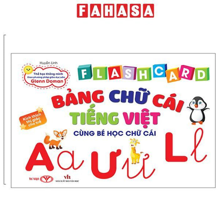 Sách - Flashcard Bảng Chữ Cái Tiếng Việt - Cùng Bé Học Chữ Cái