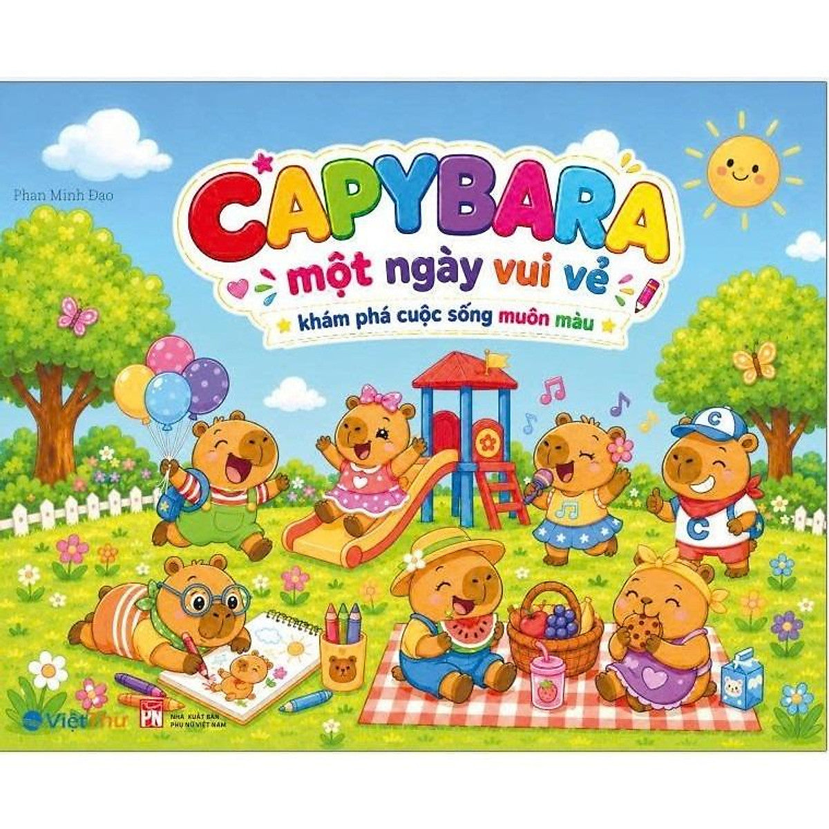 Sách Capybara Một Ngày Vui Vẻ - Khám Phá Cuộc Sống Muôn Màu