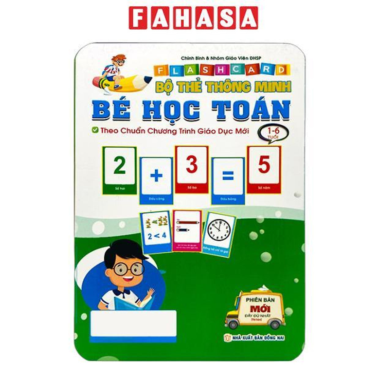 Sách - Flashcard - Bộ Thẻ Thông Minh - Bé Học Toán (1-6 Tuổi) (Tái Bản 2025)