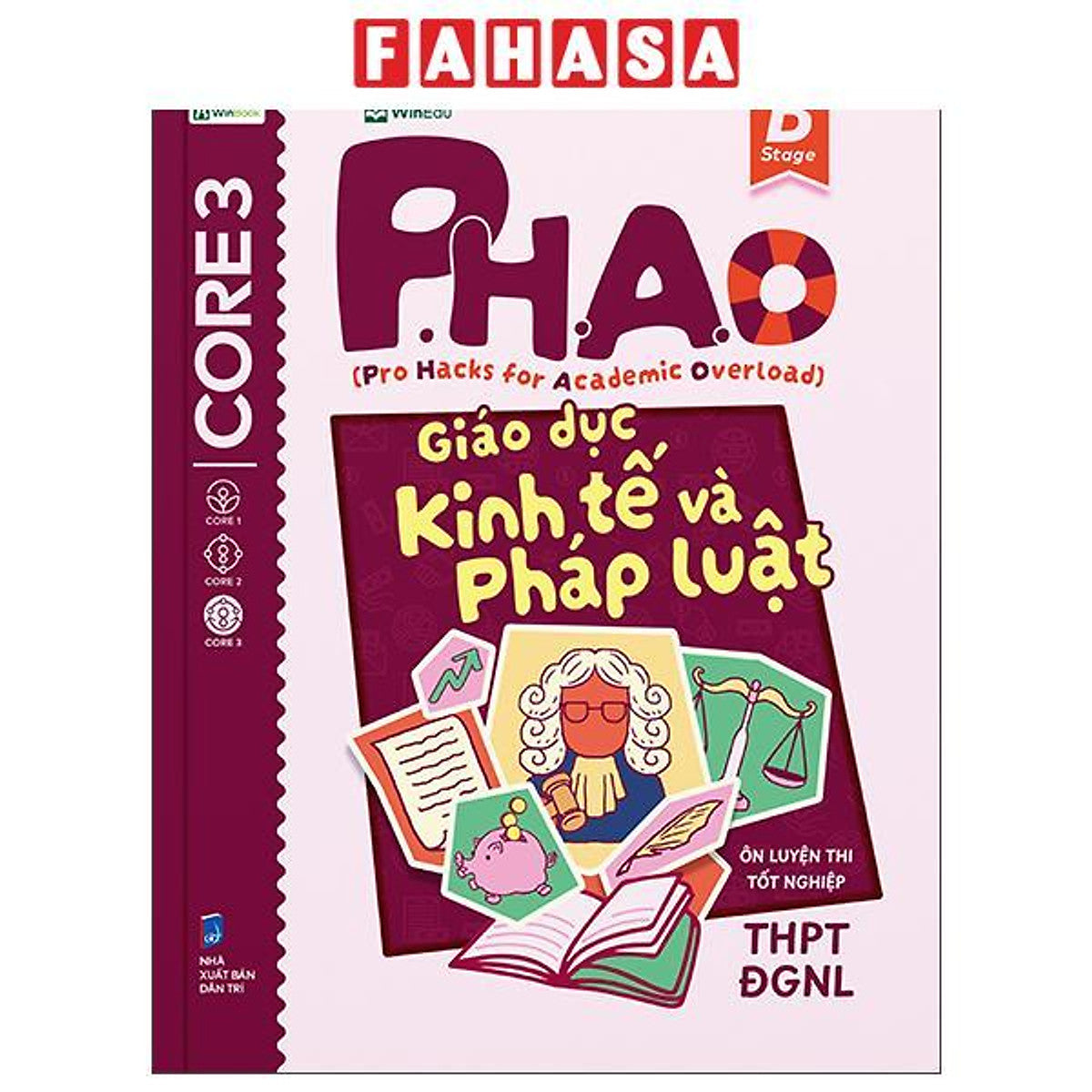 Sách - P.H.A.O - Pro Hacks For Academic Overload - Giáo Dục Kinh Tế Và Pháp Luật - Ôn Luyện Thi Tốt Nghiệp Thpt-Đgnl