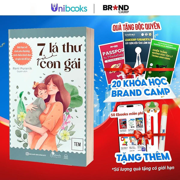 Sách - 7 Lá Thư Gửi Con Gái: Bài Học Về Tình Yêu Thương, Tinh Thần Lãnh Đạo Và Gia Tài Để Lại -  Bizbooks